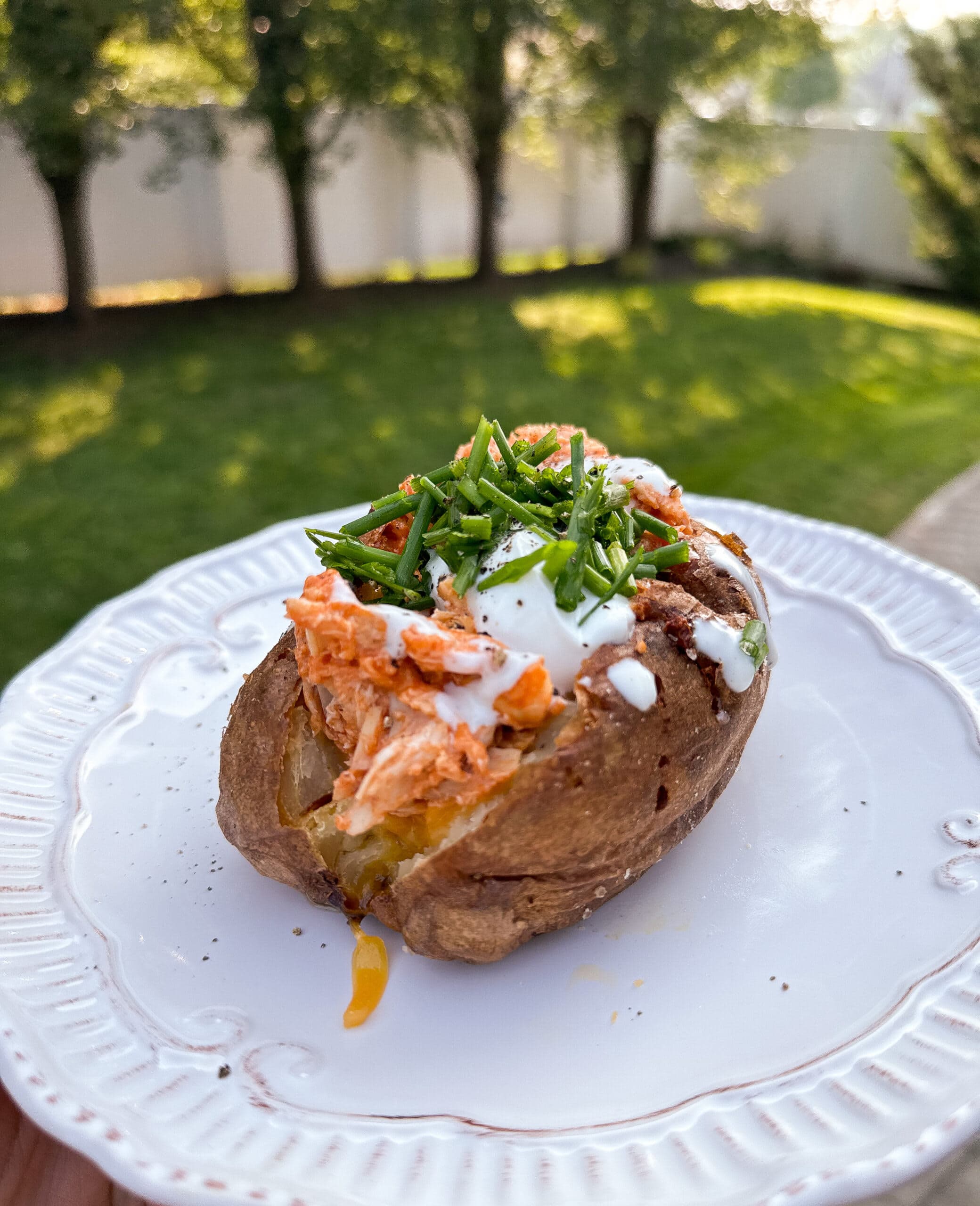 Buffalo Chicken Baked Potato