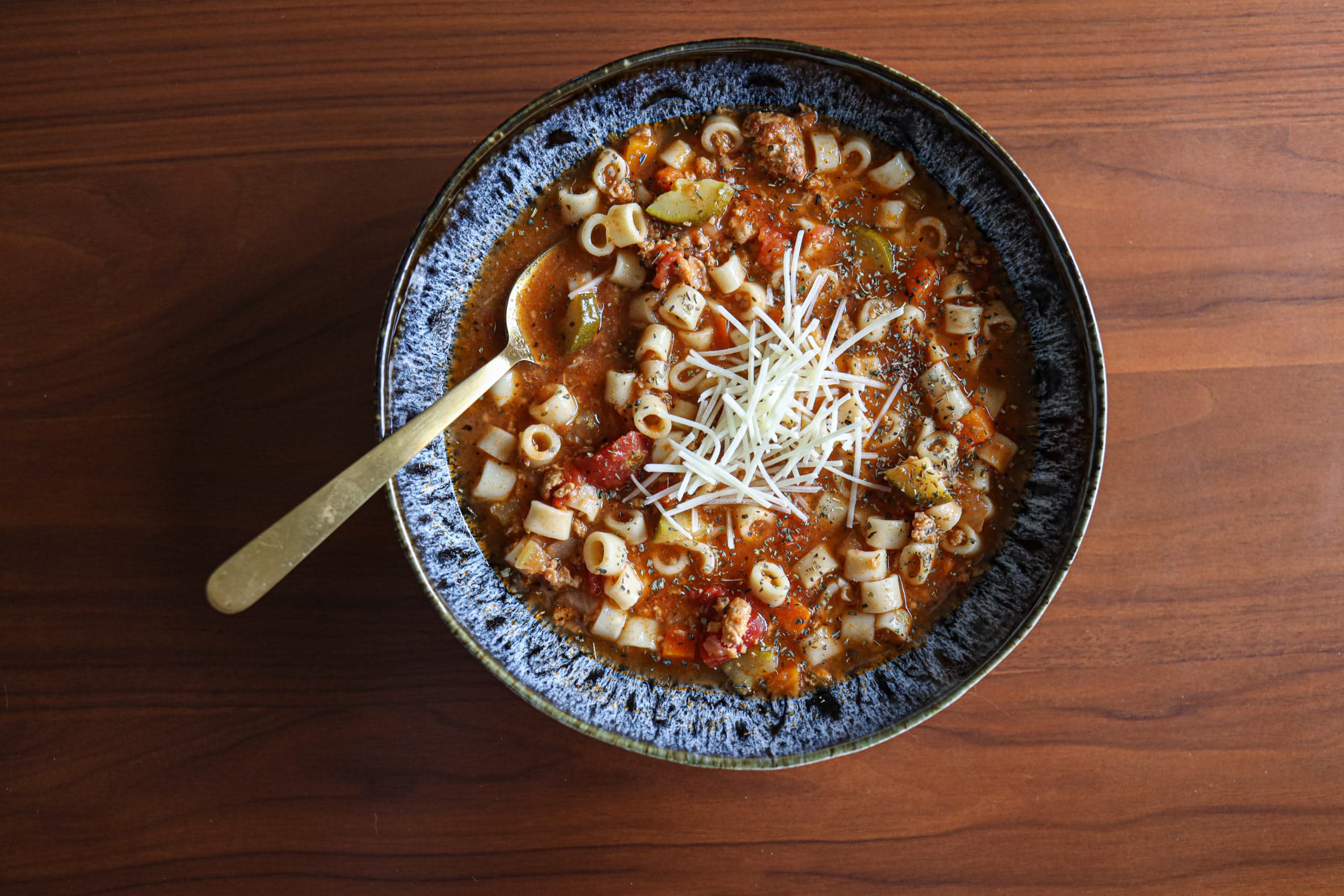 Instant Pot Italian Turkey & Ditalini Soup