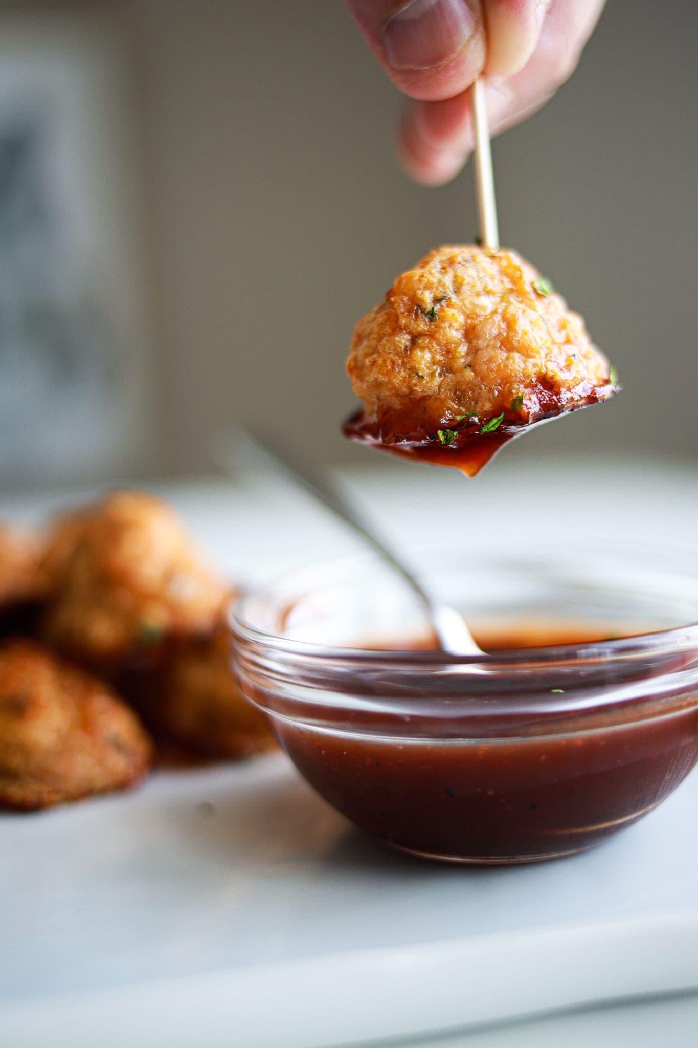 Kickin' Chicken Baked Meatballs