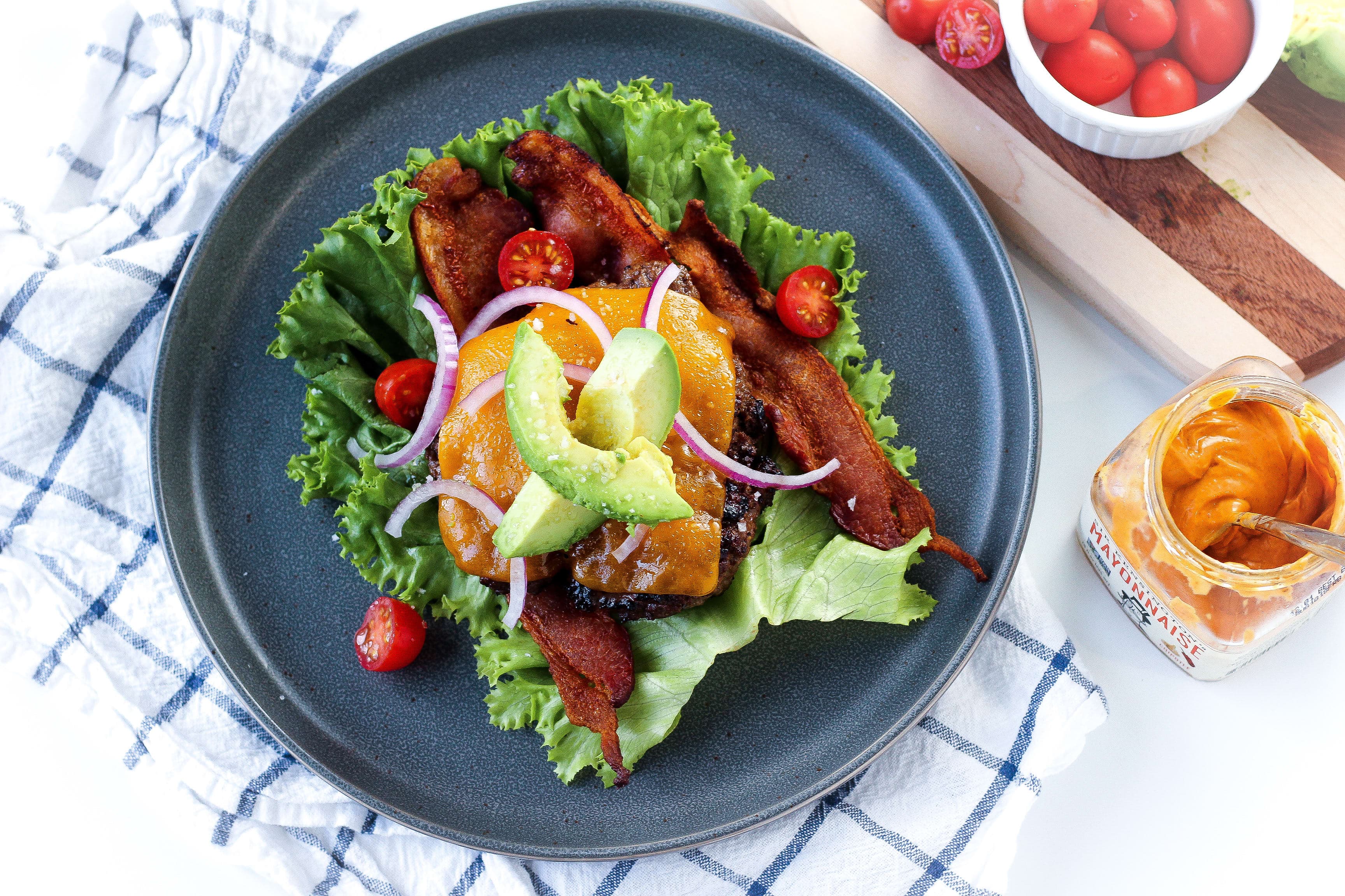 Lettuce Burger Wraps